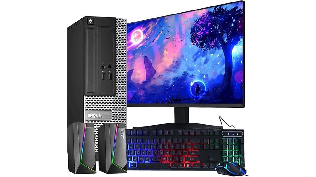 dell optiplex desktop setup