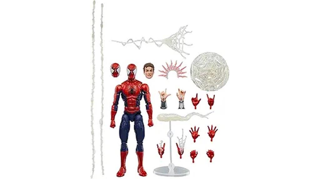 deluxe spider man action figure