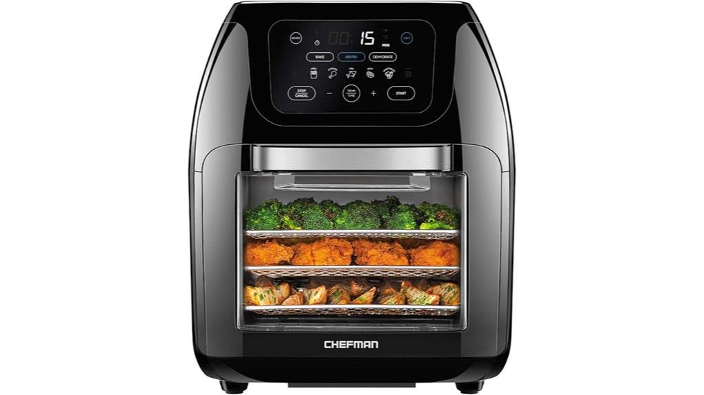 digital touch screen air fryer