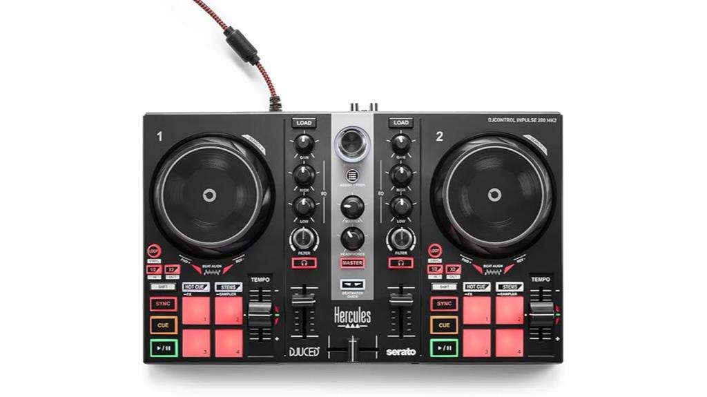 dj controller with tutorials