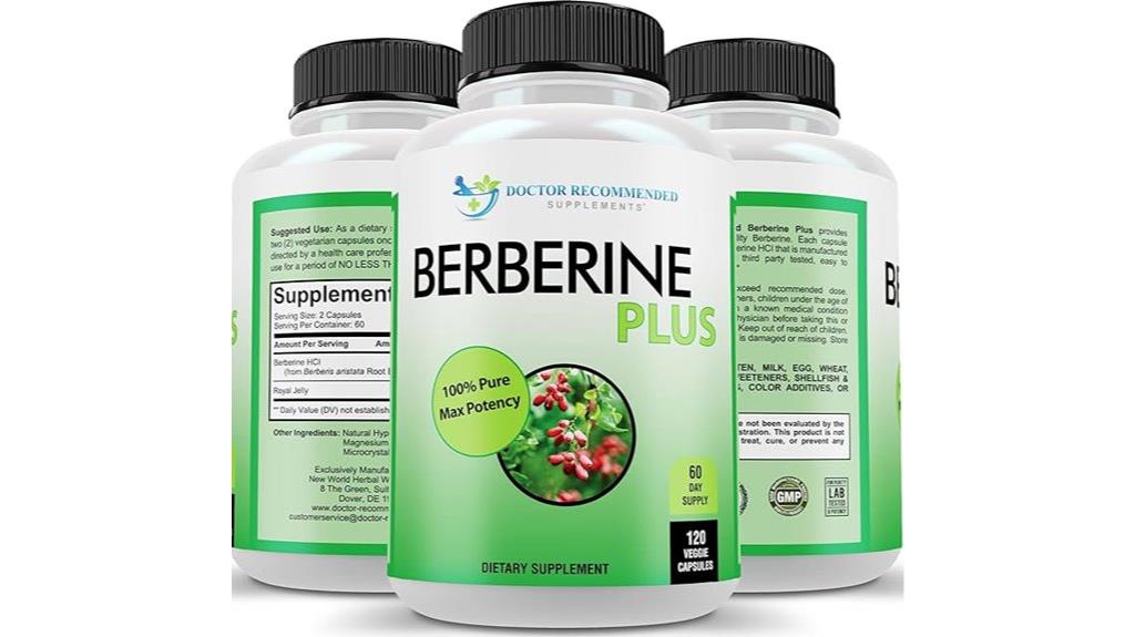 doctor recommended berberine capsules