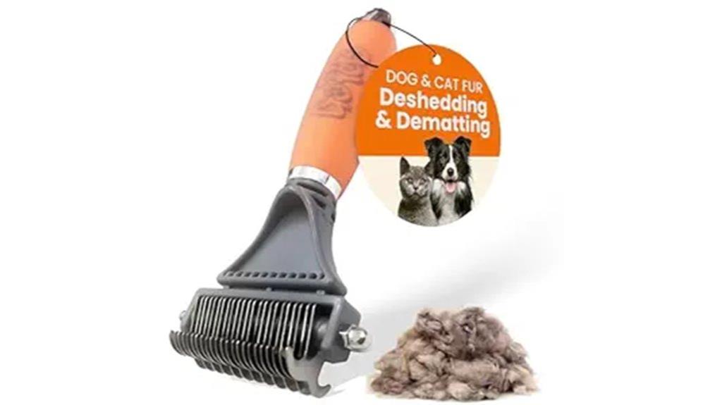 dog and cat grooming brush