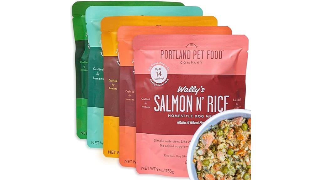 dog food pouches variety