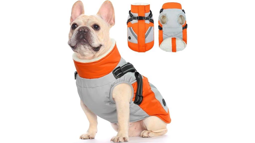 dog winter jacket medium