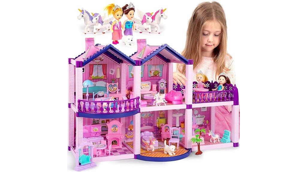 dollhouse with accessories