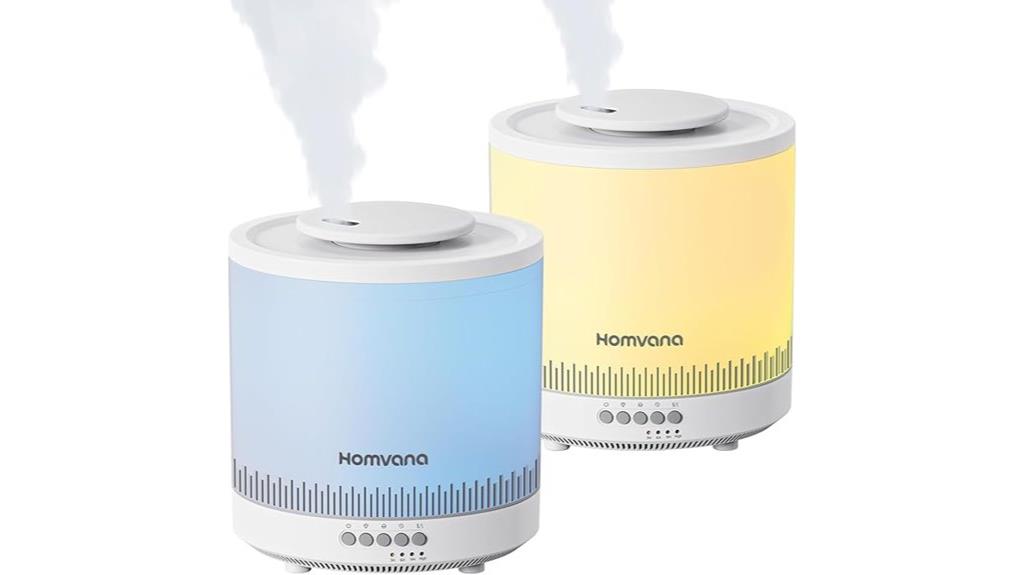 dual 1 8l ultrasonic humidifiers