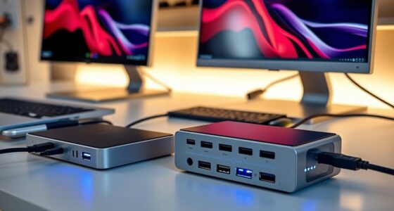dual 4k usb c docks