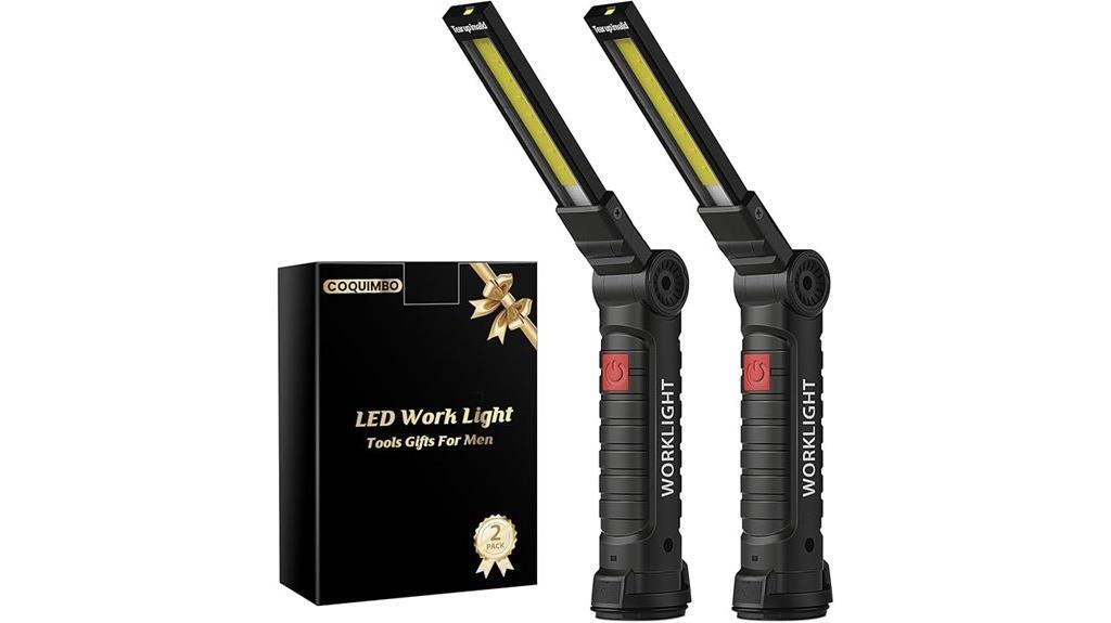 dual black rechargeable lights
