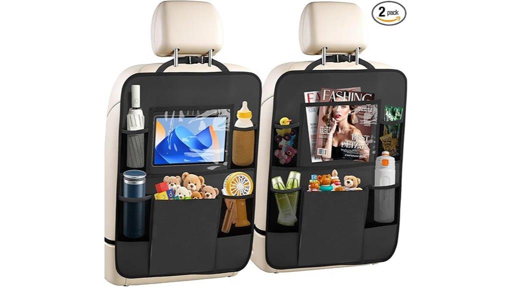 dual car organizer set