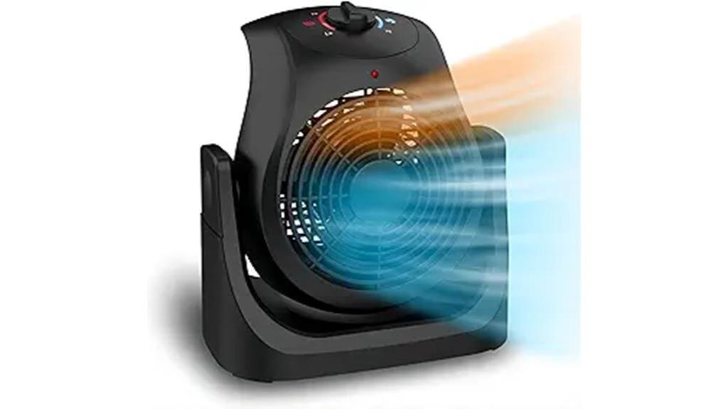 dual function heater and fan