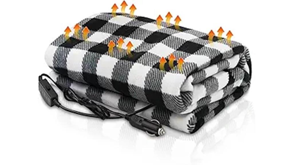 dual heat car blanket