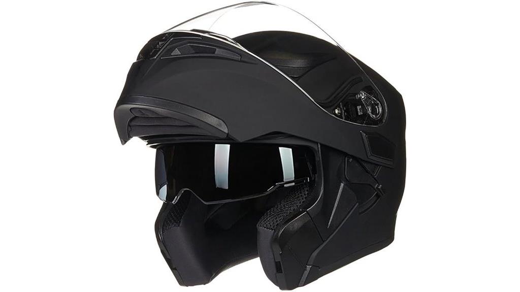 dual visor motorcycle helmet