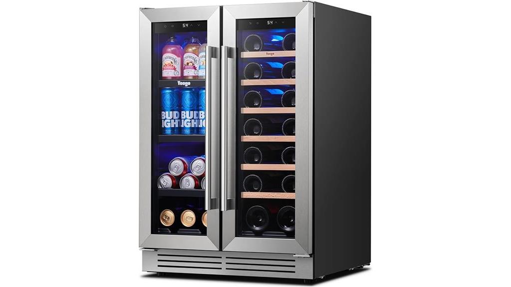 dual zone wine refrigerator