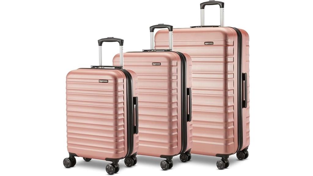 durable 3 piece suitcase set