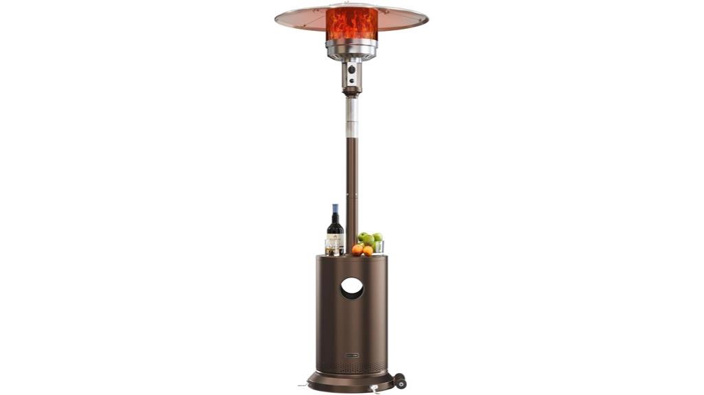east oak patio heater