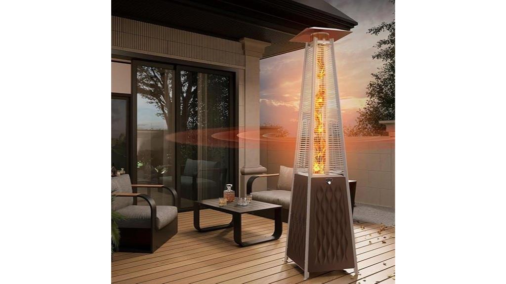 east oak pyramid heater