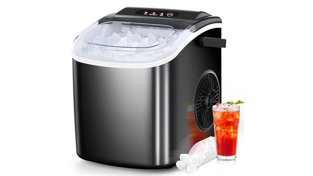efficient self cleaning ice maker