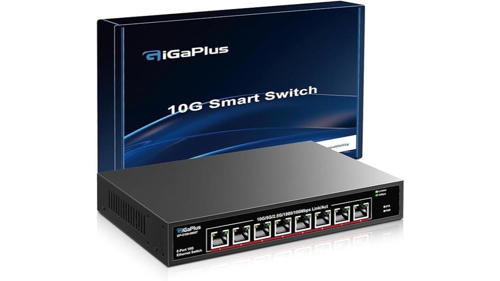 eight port 10gb ethernet switch