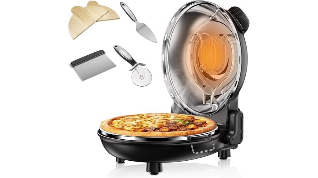 electric 12 inch pizza oven