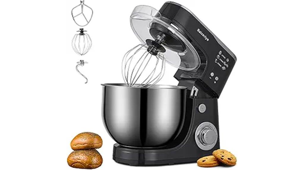 electric mixer 4 5qt stainless