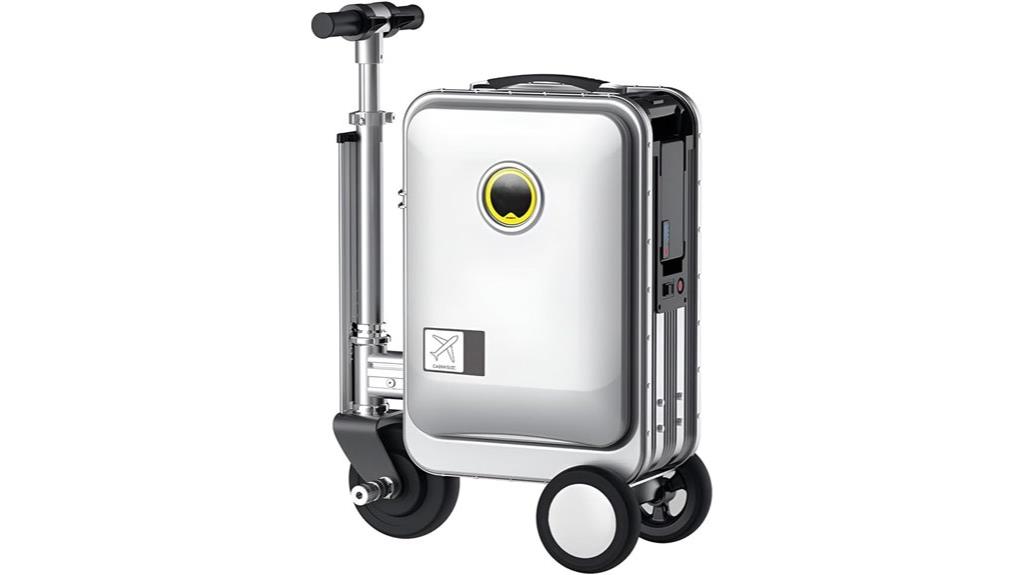 electric suitcase with app