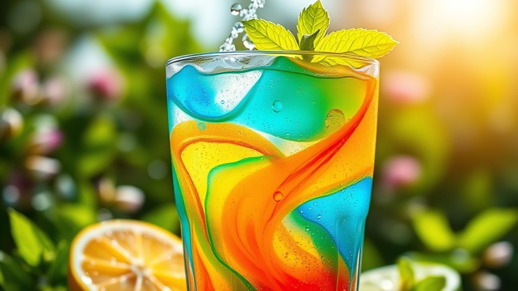 electrolytes sugar flavor packaging