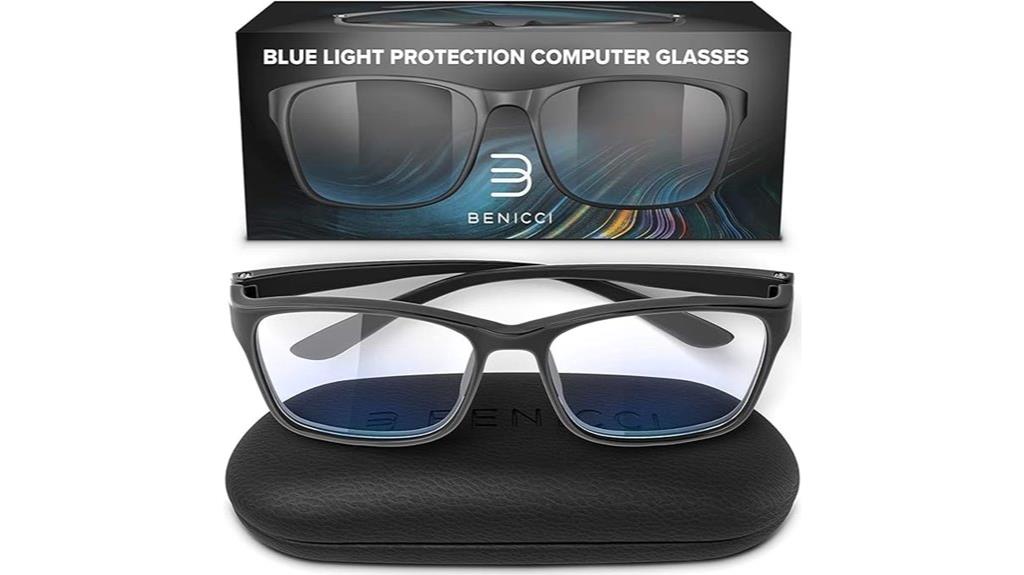 elegant blue light glasses