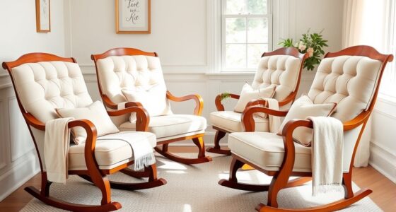 elegant comfortable nursery chairs