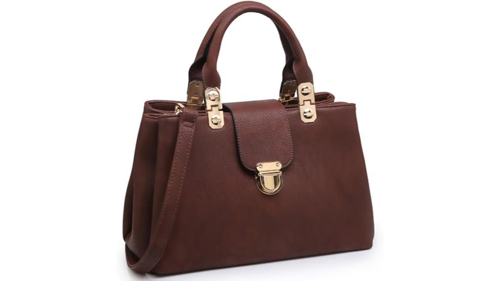 elegant leather handbag