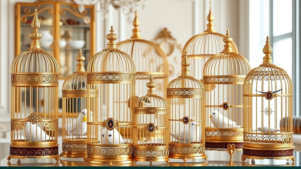 elegant luxury bird cages