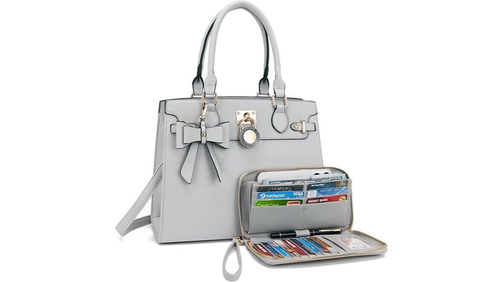 elegant two piece handbag set