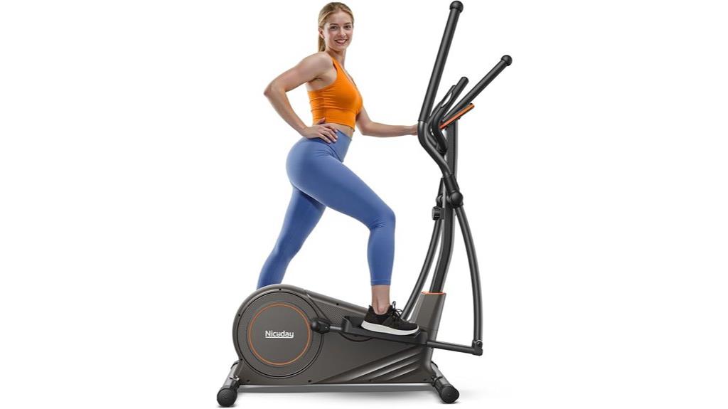 elliptical with adjustable stride