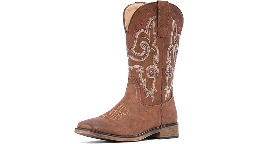 embroidered women s cowboy boots