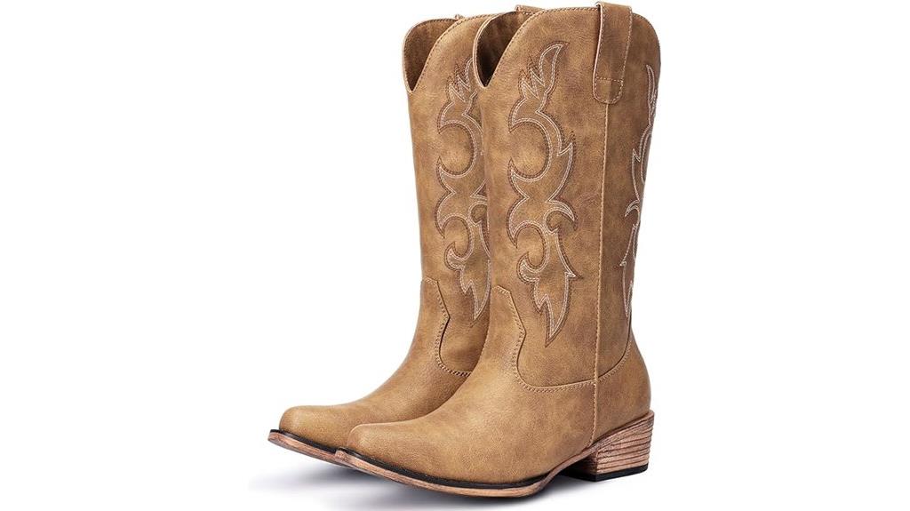 embroidered women s cowboy boots