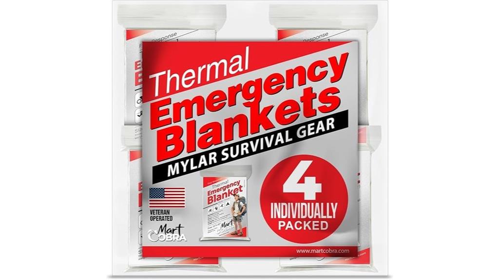 emergency camping survival blankets