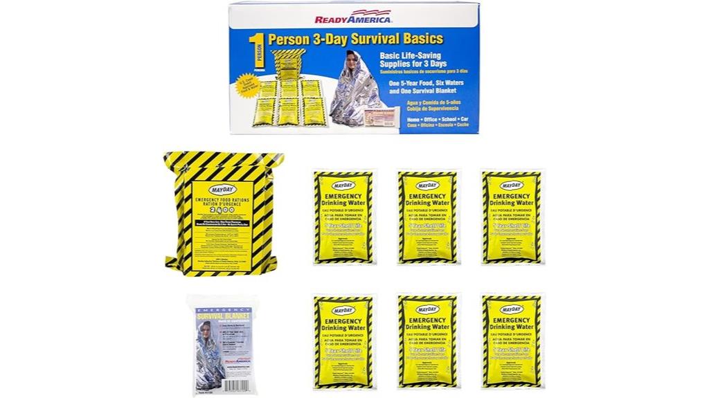 emergency kit for one