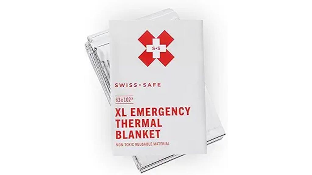 emergency thermal blankets pack