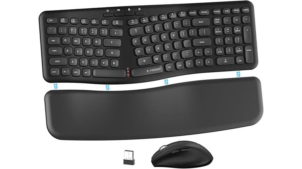 ergonomic split wireless combo