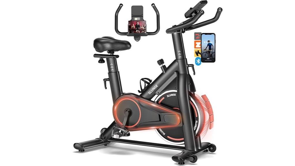 exercise bike with display