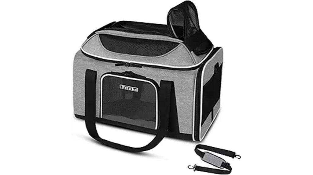expandable airline pet carrier