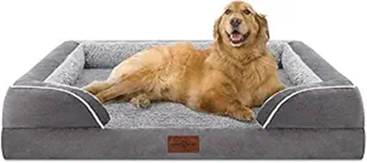 extra large orthopedic dog bed