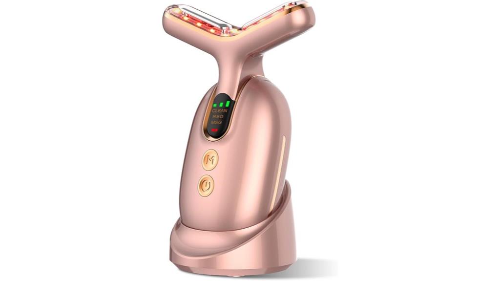 facial micro current red light