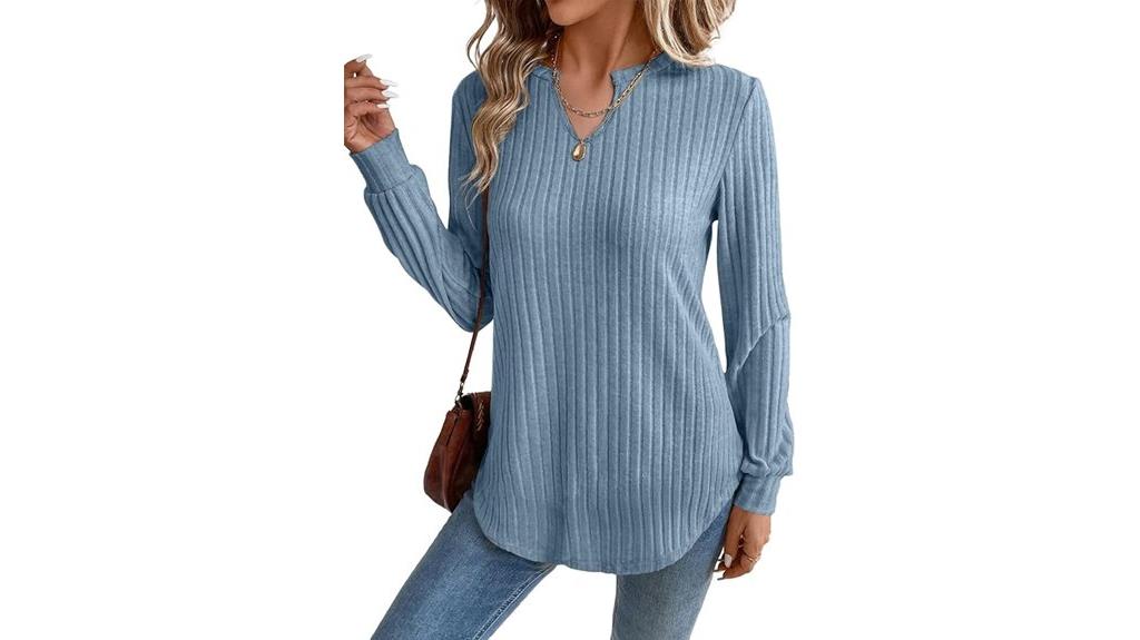 fall women s v neck tops