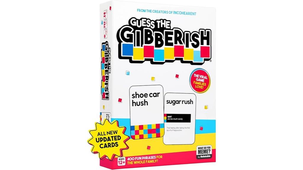 family gibberish guessing game