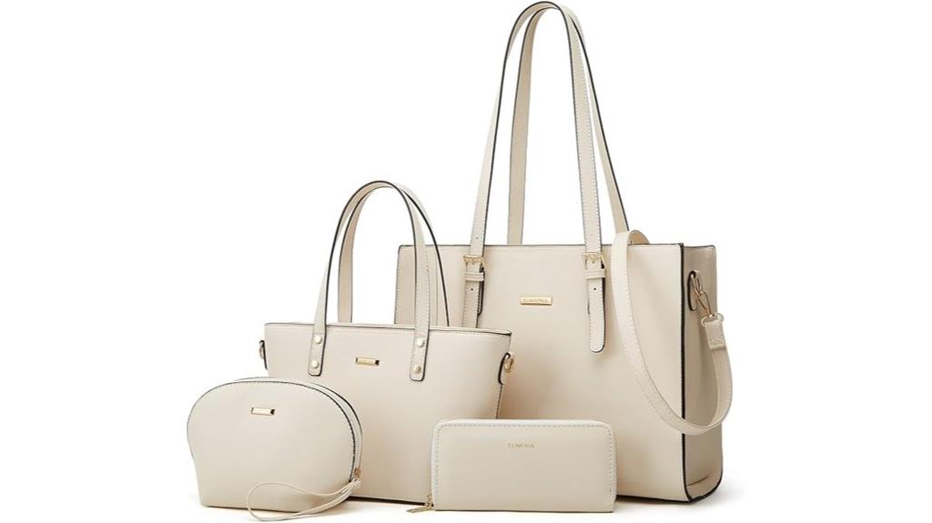 fashion leather handbag set