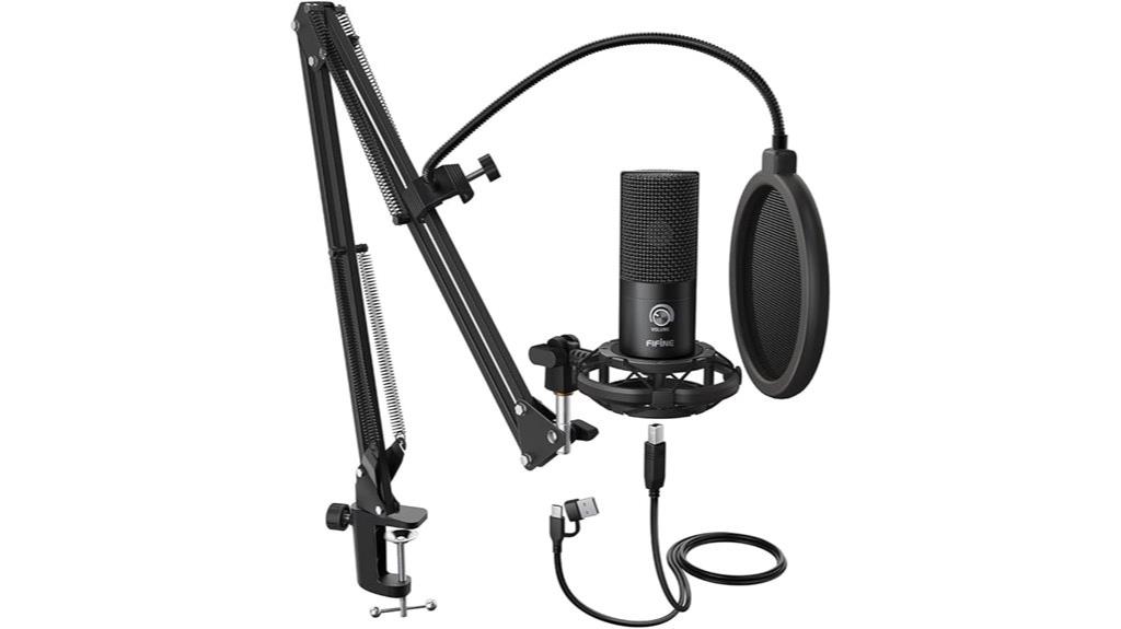 fifine usb microphone stand