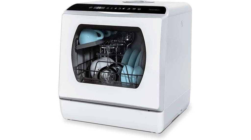 five program countertop dishwasher