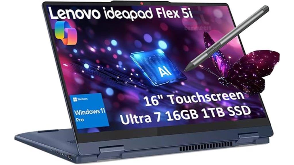 flexible 16 inch touchscreen laptop