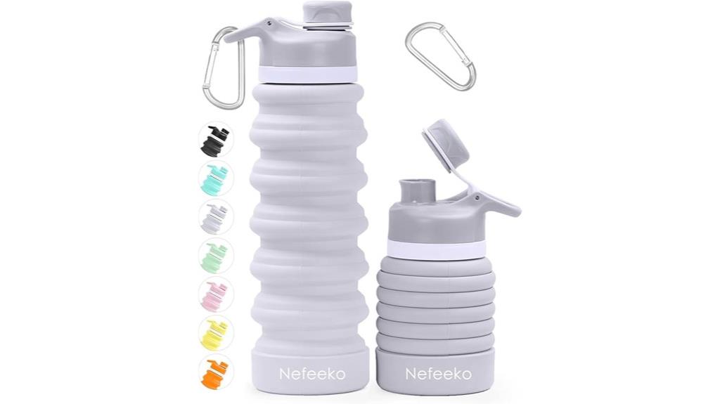 flexible 26oz silicone bottle