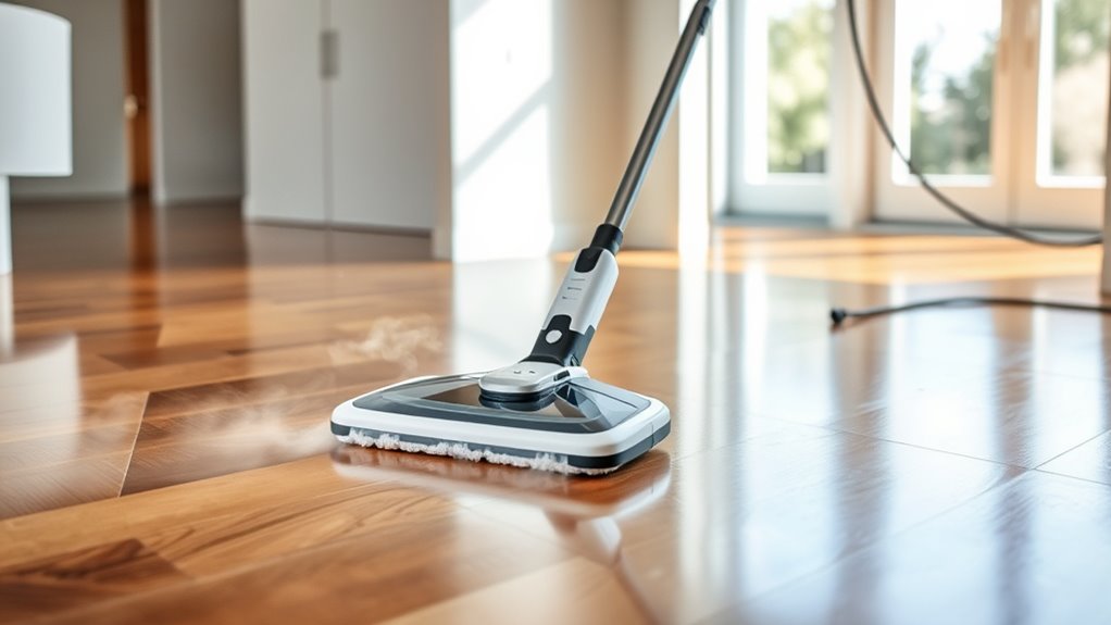 floor safe steam mop features